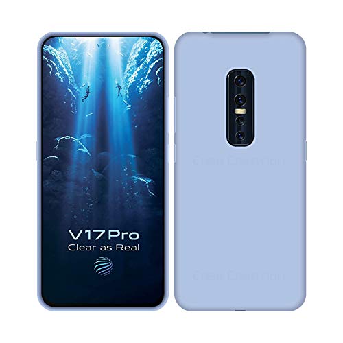 Image of Case Creation Luxurious OG Series for Vivo V17 Pro Case Cover,Anti-Dirty Slim Case Frosted Matte Cute Candy TPU Raised Bezel (Splash of Color) Back Cover for Vivo V17 Pro -Light Purple