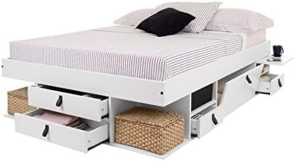 Memomad SET Bali Bed 150 x 200 White + Headboard 170