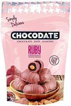 Chocodate Exclusive Ruby Handmade Treat Rich Silky Chocolate Pouch 90 g