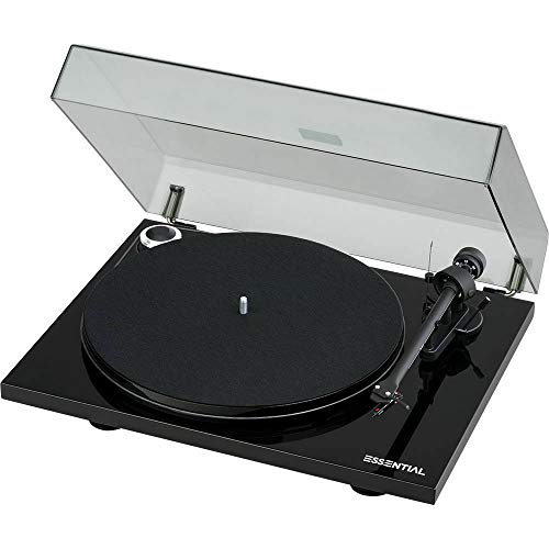 Pro-Ject Essential III Turntable with Built in Phono Preamplifier - Black