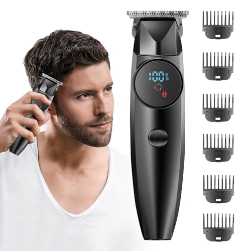 Cortapelos para Hombre - Máquina De Cortar Pelo Para Hombres | Máquina Antideslizante Con Batería Duradera Para Afeitado Y Corte De Pelo En Casa