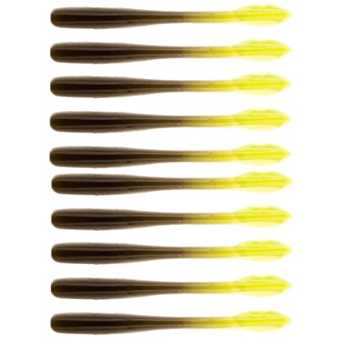 BAITFUEL Crush Worm Infused with Supercharged X55 Formula Gel: Fish Scent Technology with Powerful Attractants|3.75-Inch, Magic Chart