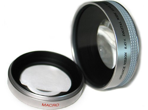 58 mm nero super grandangolare/fisheye obiettivo con macro (scatola nera o argento)