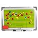 ZOSWA Calcio Allenatore di Board Pieghetto da Calcio Portatile da Gioco di Calcio da Calcio in Pelle Attrezzatura da Allenamento (Colore : Verde, Size : 45x30x1.7cm)