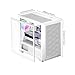 PCCOOLER CPS C3D310 Airflow M-ATX PC Case Mid Tower Desktop Computer Gaming Superior Case for ITX/E-ATX with 2 ARGB Case Fans,165mm Air Cooler & 280mm 240mm Radiator & 350MM GPU & 200mm PSU Support WH