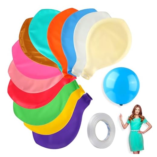 12 Pièces Ballon Gonflable Géant, 36 Pouces/90 cm Ballon Geant avec 10 m de Ruban, Convient pour Mariages, Anniversaires et Fêtes