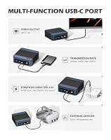 BOSGAME E7 Mini PC Core 3 100U, 6C/8T, bis zu 4,7GHz, 16GB RAM, 512GB SSD – Ansicht 6