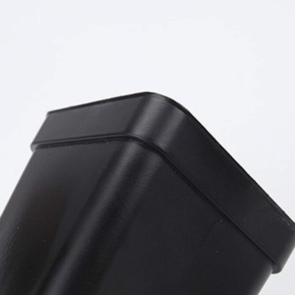 Yardwe 50PCS Square seedlings pots succulent planters plastic flower plant basket for garden greenhouse 6x6x6.5cm (black) - Image 5