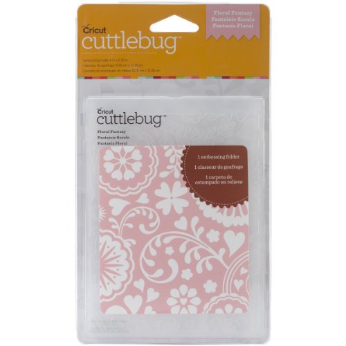 PROVO CRAFT Cuttlebug A2 Embossing Folder, Floral Fantasy