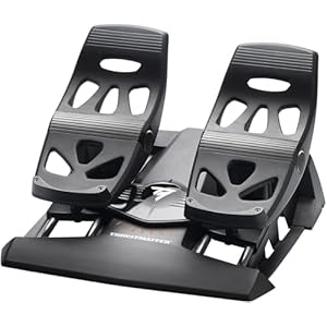 Thrustmaster TFRP Flight Rudder Pedals – Realistic Aviation Control for Flight Simulators (Compatible with PC, Xbox One, and PlayStation 5)