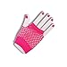 Forum Novelties Women's Fishnet Fingerles Gloves, Pink, Standard