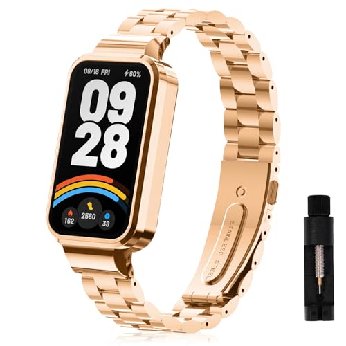 [AiMaoo] �o���h Xiaomi Smart Band 9 Active/Xiaomi Redmi Smart Band 3 �Ή� �����o���h �����x���g �T�C�Y�����\ �r�W�l�X�� �X�e�����X ������� �����H��t�� Xiaomi Smart Ba