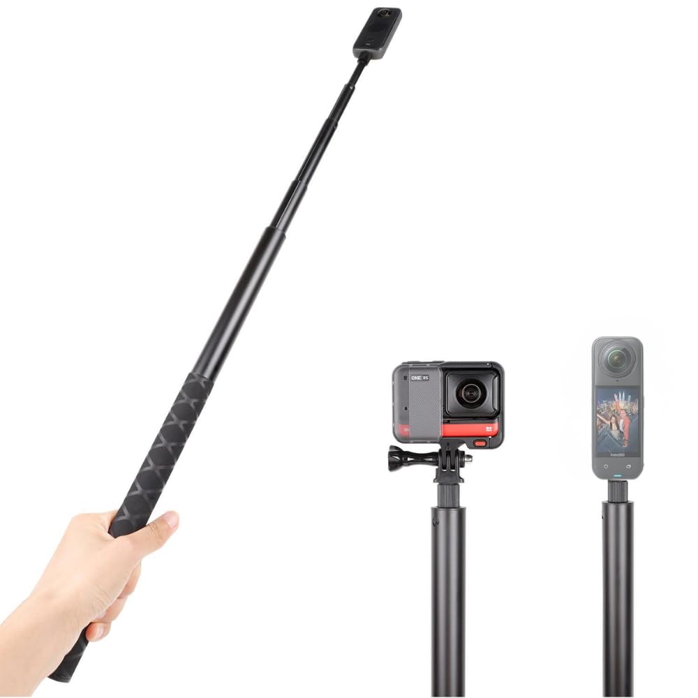 Yantralay 3 Meters Long Invisible Selfie Stick Monopod Pole for Gimbals, Insta360, DJI OSMO, Hero 13/12/11/10/9, SJCAM - Waterproof - Compatible with Action Cameras & Smartphones-picture-20