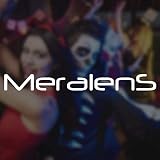 MeralenS Kolorowe soczewki kontaktowe Galaxy Violetowe, miękkie, na Halloween, do fantazyjnego kostiumu, cosplay, na karnawał, Halloween, 2 sztuki, 1 para fioletowych soczewek kolorystycznych, bez
