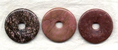 Rhodonite Donut, 40mm