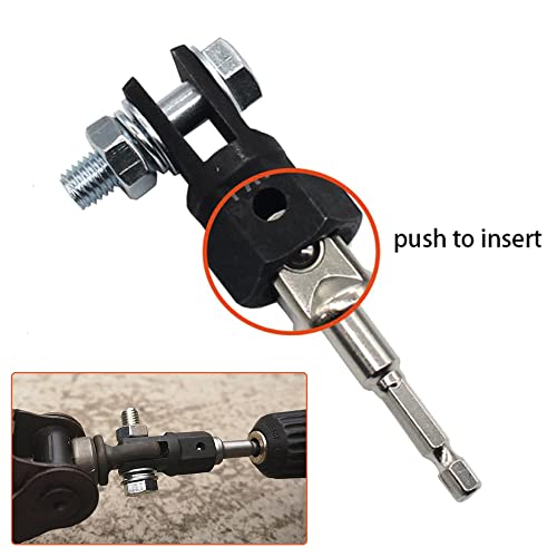 Petchor Scissor Jack Adapter With Impact Drill, 1/2" Scissor Jack Drill Adapter For 1/2 Inch Drive Impact Wrench Or 13/16 Inch Lug Wrench #TOP4