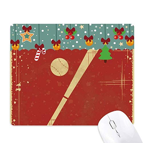 Tapis de souris de jeu de baseball rouge bureau ordinateur portable