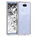 Produktbild kwmobile Sony Xperia 10 Hülle - Handyhülle für Sony Xperia 10 - Handy Case in Fee Design Silber Transparent