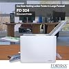 Formax FD 324 Document Folder; Drop-in Feed System, LCD Panel, Speeds of up to 8600 Pieces per Hour, Quick Release Fold Stops, Four Standard Folds, AutoBatch, Removable Fold Plates