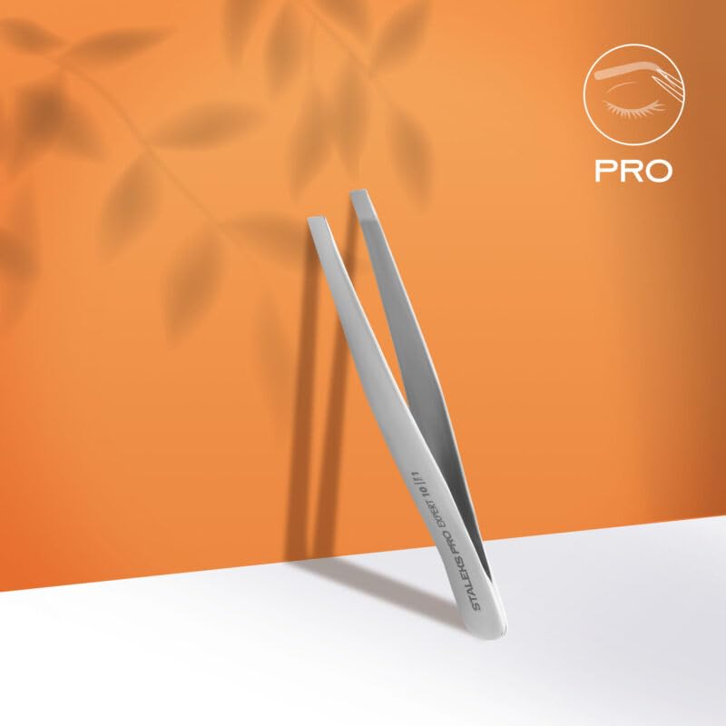 STALEKS PRO Eyebrow tweezers EXPERT 10 TYPE 1 (wide straight) 1