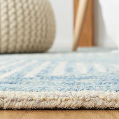 Image of Hand Tufted Wool Carpets Anti Shedding Rug Modern Carpets for Living Room Size 5x8 Feet