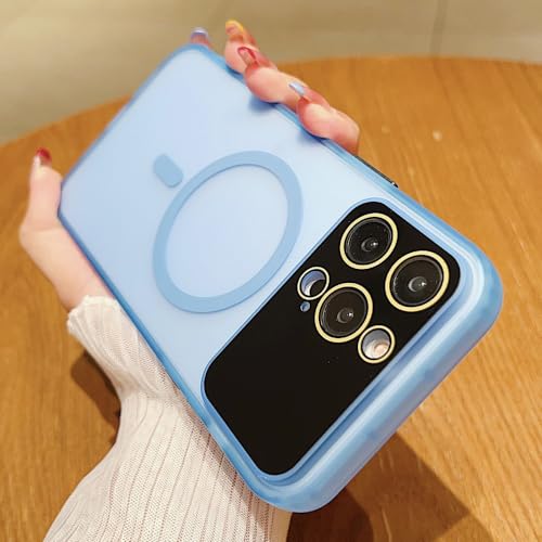 Coque iPhone 11 mate anti-traces avec couverture magnétique puissante