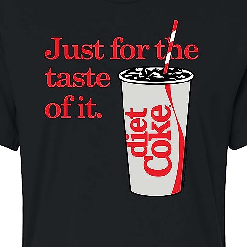 HYBRID APPAREL - Diet Coke - Just for The Taste of It - Juniors Cropped Cotton Blend T-Shirt3
