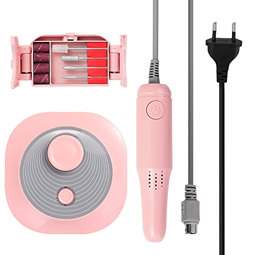 Ketsicart 25000rpm High Speed Professional Electric Nail Art Drill Pen Pedicure Nail Polish Tool Feet Care Manicure Machine Pedicure Accessories (B-5046)