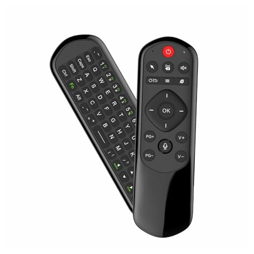 iPazzPort Universal TV Remote Air Mouse Bluetooth & 2.4G Wireless Keyboard with Voice IR Learning - QWERTY Remote for Smart TV, Android Box, PC, HTPC, Nvidia Shield, Projector (Not Samsung/LG TV)