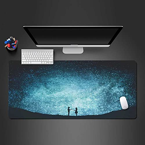 Tapis de souris XXL haute précision 900x400 mm avec base caoutchouc antidérapante pour le gaming