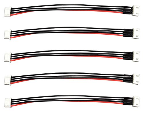 Rallonge JST-XH 3S 150 mm pour prise d'équilibrage de batterie LiPo (Lot de 5)