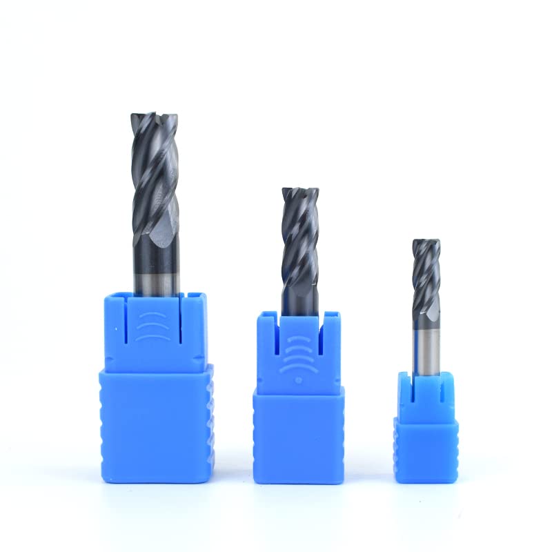 frezy trzpieniowe, Frez czołowy powlekany stalą wolframową HRC, średnica 1-20 mm, różne rozmiary(Hrc 58 4f,5.0x13xD6x50mm)