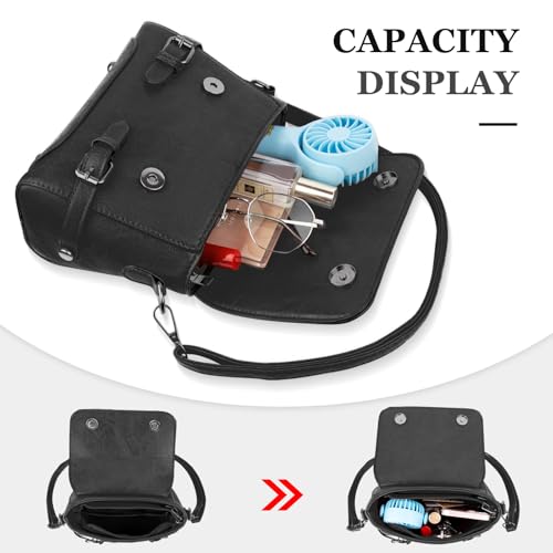 Image of Shoulder Bag for Women, Faux Leather Women's Shoulder Handbags, Fashionable Tote Purses for Women with Removable Strap and Zipper Closure