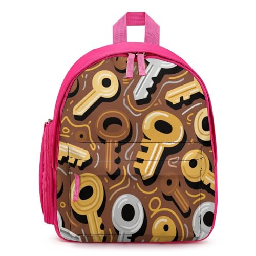 Mysterious Key Mini Backpack Light Weight Small Travel Backpack Shopping Travel Daypack