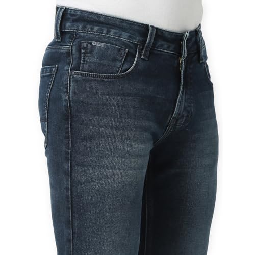 Image of Spykar Men's Slim Fit Low Rise Casual Jeans