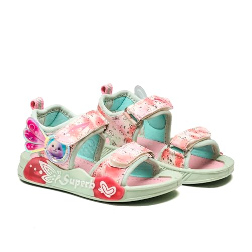 Image of ASIAN Kids Starwalk-04 flat Casual Sandals With Adjustable Velcro Closure For Easy Wear With Flexible Fitting And Trendy And Stylish Looks With Unique Design Ideal For Everyday Use For Girls, Boys