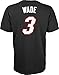 NBA Miami Heat Black The Go To T-Shirt Dwayne Wade #3