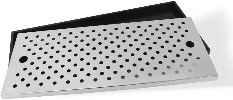 Homebrew Surface Mounted Beer Drip Tray,50cm Long Shape Kegerator Draft Tower Drip Tray for Beer Beverage No Drain Type Bar Tool