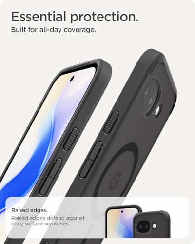Image of Spigen for Google Pixel 10a (2026) Case, Ultra Hybrid MagFit, Pixelsnap Ready (TPU+Poly Carbonate) - Frost Black