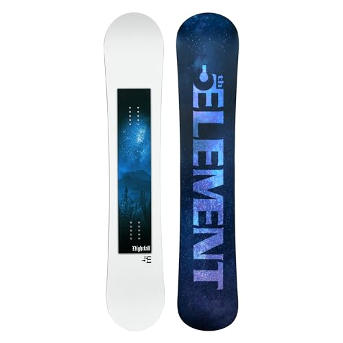 5th Element Nightfall Snowboard for Men-Freeride-All Mountain, Designed for Beginner