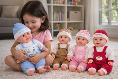 Image of Dimitra 43cm Cute Baby Boy Musical Talking Doll Multicolor | Soft Plush Toy with Touch Sensor | Singing Interactive Baby Doll for Kids Boys & Girls (Cloth Colour as per Stock)