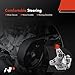 A-Premium Power Steering Pump Compatible with Honda Civic 2001-2005 & Acura EL 2001-2005, 1.7L, Replace # 56110PLA023, 56110PLA013