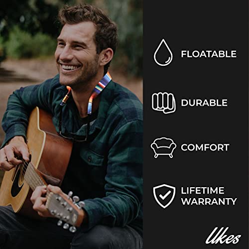 Ukes Premium Sunglass Strap - Durable & Soft Glasses Strap Designed With Floating Neoprene Material - Secure Fit For Your Glasses And Eyewear. (The Strokes) #TOP1