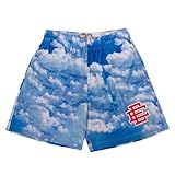 Basketball Fashion Mesh Graphic Print Sports Beach Cool Shorts M
