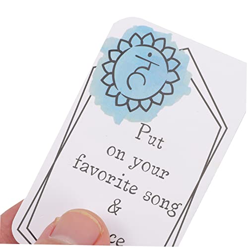 STOBOK 5 Conjuntos Cartões De Afirmação O Presente Eu Sou Afirmação Perguntas De Afirmação Cartões D