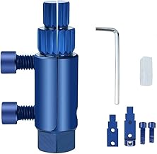 Broken Valve Thread Extractor, Broken Pipe Extractor Tool, Stripped Screw Extractor, Broken Faucet Removal Tool, Broken Faucet Extractor for Use with 1/2' and 3/4' Pipes