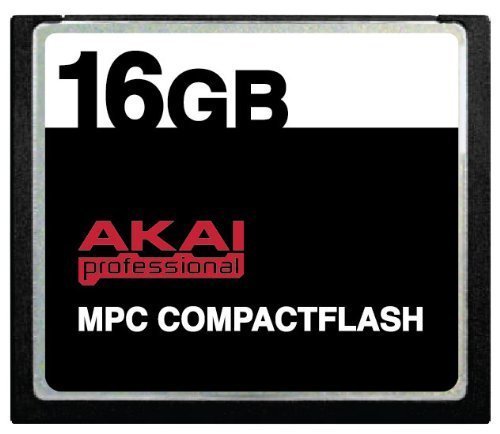 16 GB Akai MPC CompactFlash CF Memory Card for Digital Audio Recording Device, MPC500, MPC1000, MPC2500, MPC4000