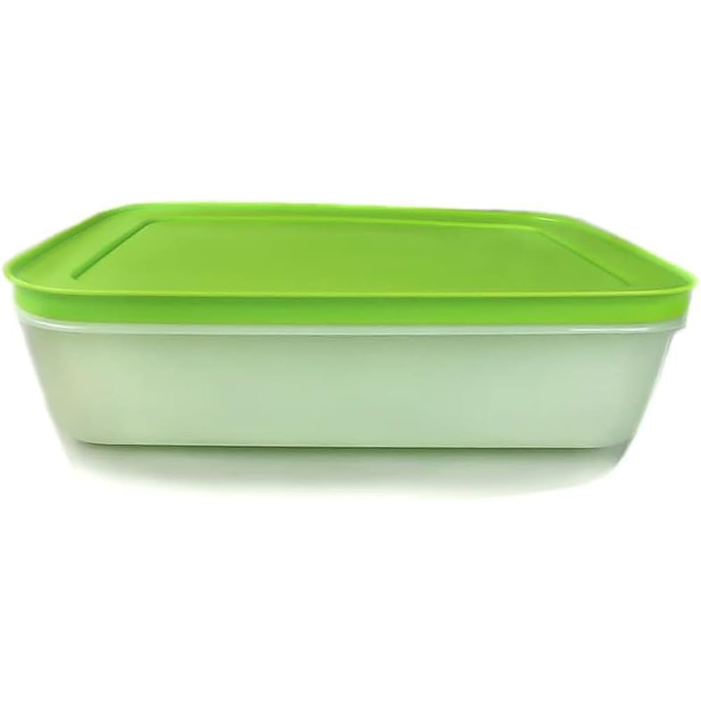 Tupperware Contenitore Congelatore 1,1 L – 2 Pezzi, Bianco E Blu, Impilabile, Resistente Fino A -45°C - 4