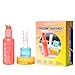 Kinship Glow Squad Clean Best Sellers Kit - 4-Step Skincare Routine Includes Naked Papaya Enzyme Cleanser, Insta Swipe AHA Face Pads, Supermello Hydrating Moisturizer + Self Reflect Zinc Oxide SPF30