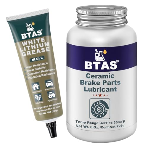 Graisse pour axes de frein anti-grippage et graisse lithium protectrice BTAS lubrification haute